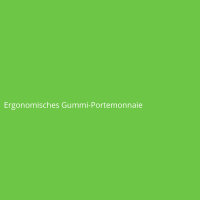 Ergonomisches Gummi-Portemonnaie