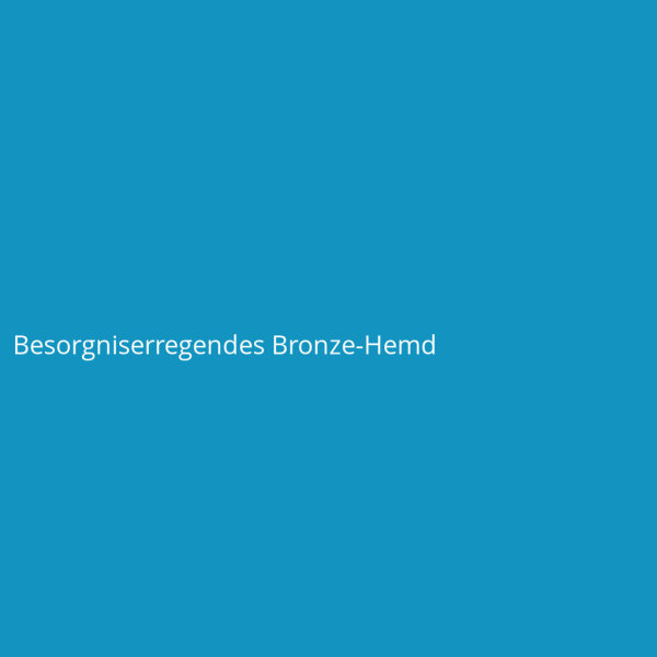 Besorgniserregendes Bronze-Hemd