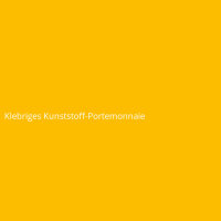 Klebriges Kunststoff-Portemonnaie