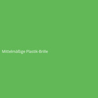 Mittelm&auml;&szlig;ige Plastik-Brille