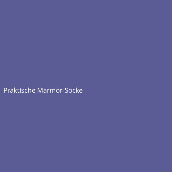 Praktische Marmor-Socke