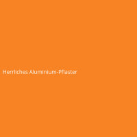 Herrliches Aluminium-Pflaster