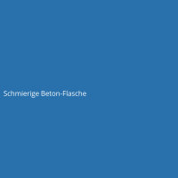 Schmierige Beton-Flasche