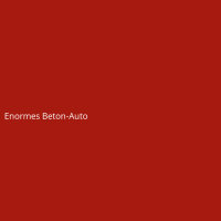 Enormes Beton-Auto