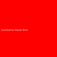 Exorbitantes Wasser-Brett