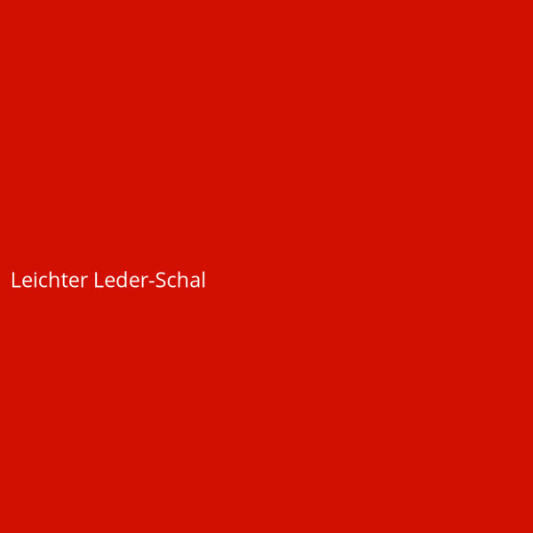 Leichter Leder-Schal
