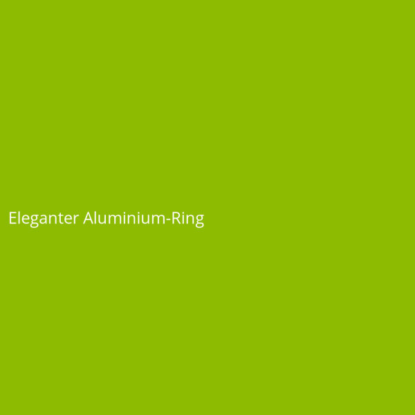 Eleganter Aluminium-Ring