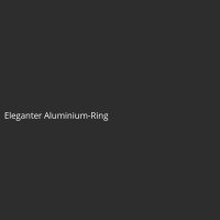 Eleganter Aluminium-Ring