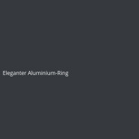 Eleganter Aluminium-Ring